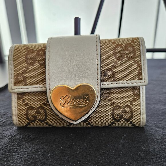 Gucci Monogram GG Key Holder Case - 3.5" x 2.5" - Picture 1 of 10